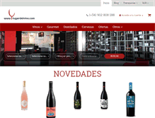 Tablet Screenshot of lugardelvino.com